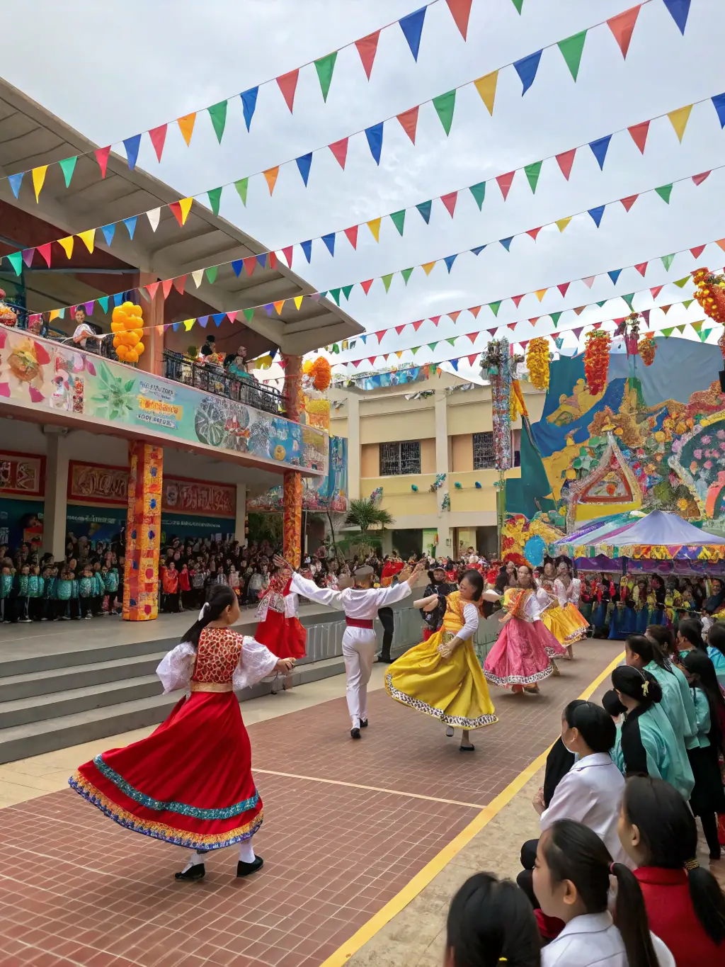 A photo of a cultural event, showcasing TCHOCK' EVENTS SONORISATION's technical support in action, promoting cultural expression and inclusivity.
